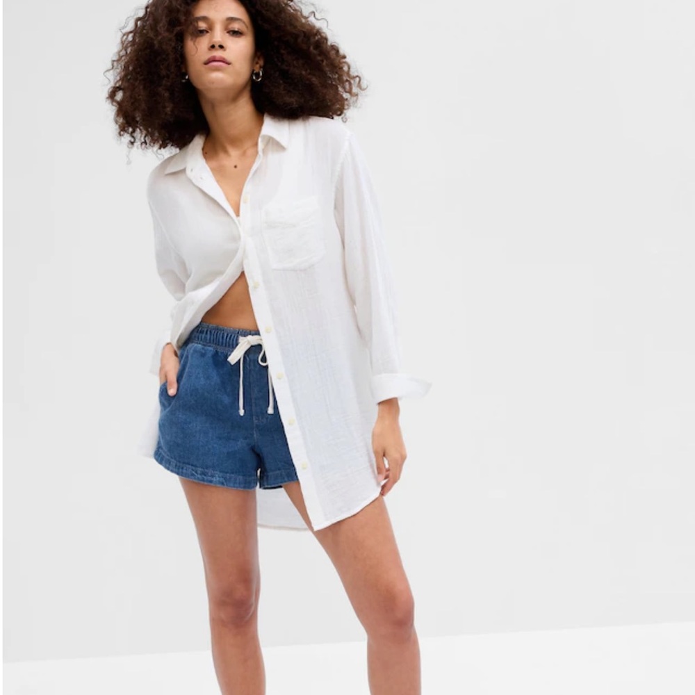 Gap pull on drawstring shorts NWT